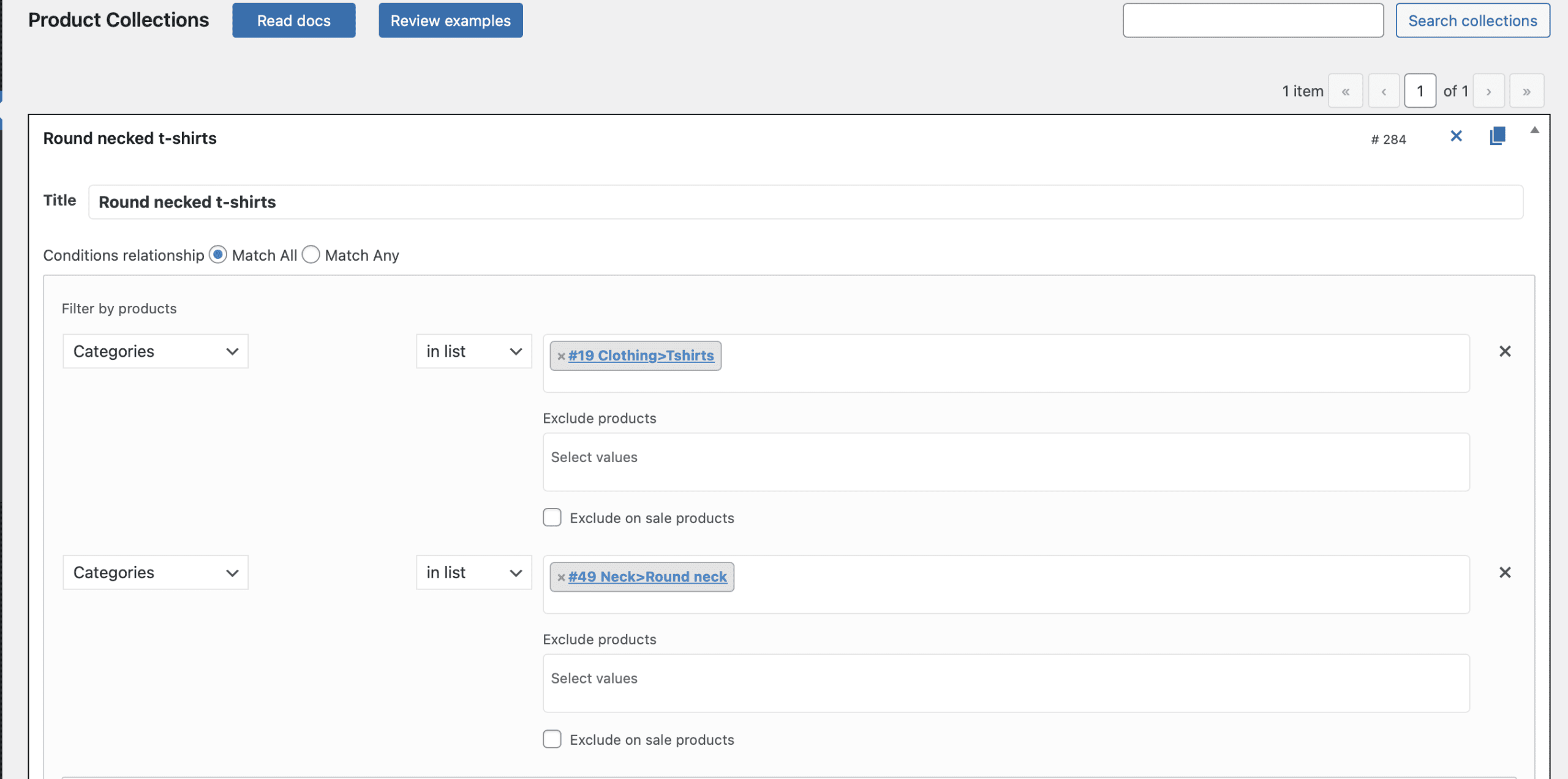 round necked t-shirts product collection